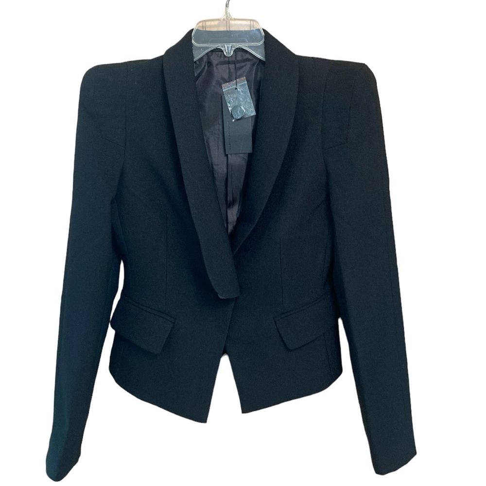 Revolve Blaque Label Single Breasted Black Blazer size M